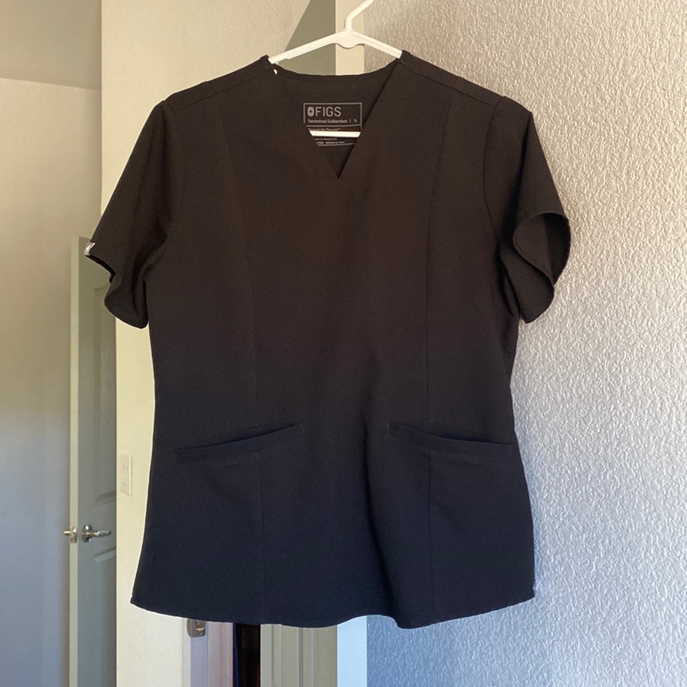 Figs Black Women’s Scrub Top